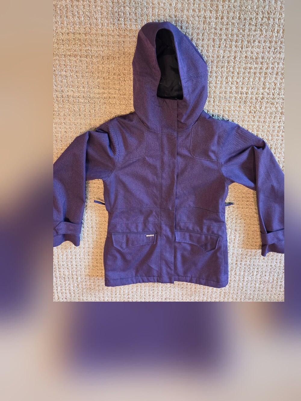 Empyre Purple Hooded Ski/Snowboard jacket